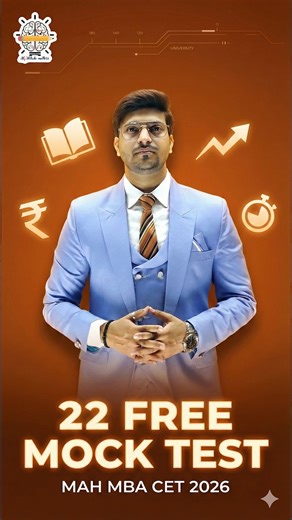 🎯 MAH MBA CET 2026 – 20 FREE MOCK TESTS Boost your CET score with full-length practice tests designed exactly like the real exam! Start now and improve your speed, accuracy & percentile. 🚀 FREE MOCK TEST ACCESS 👉 20 FREE Mock Tests: https://mocktest.aptitudematters.com/ 🎓 Aptitude Matters Courses 👉 All Courses: https://www.aptitudematters.com/courses 👉 MBA CET Crash Course: https://www.aptitudematters.com/courses/754252 👉 MAH MBA CET Crash Course (YT Link): https://youtube.com/live/NfaCm3