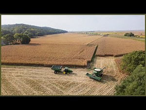 Midwest Corn Harvest from the Sky (4k Cinematic Drone Short Film)