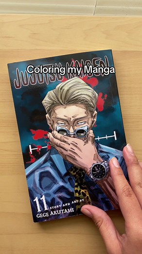 Coloring Manga Pages: Nanami from Jujutsu Kaisen