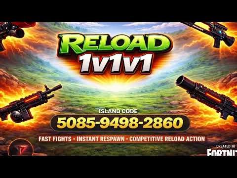 1v1v1 Random Reload Trailer | Trivon Studios | UEFN Fortnite Creative | Instant Respawn Chaos