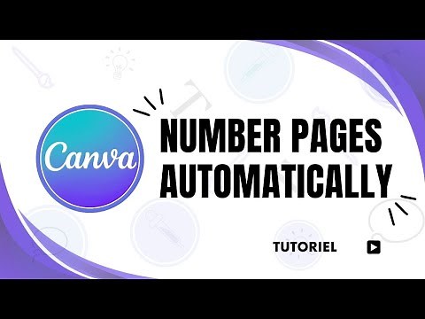 How to add page numbers in Canva automatically