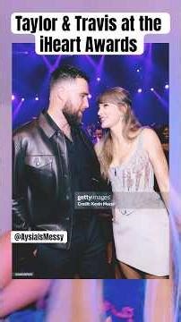 Taylor Swift & Travis Kelce make their first awards show appearance together ❤️