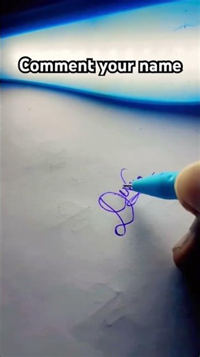 How to write in cursive writing #like #calligraphy #signature #cursivewriting #handwriting #youtube