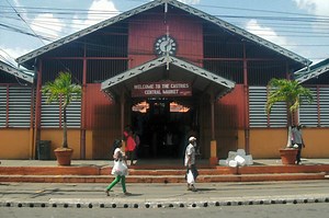 Castries Market and Vendor's Arcade in Castries, St Lucia