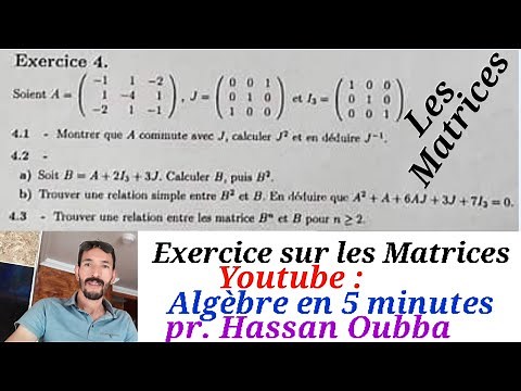#Matrices #exercices