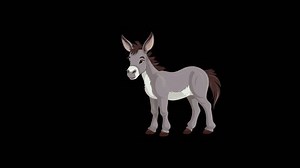 Cartoon Donkey Animation Donkey Icon Animation Stock Footage Video (100% Royalty-free) 3674999415 | Shutterstock