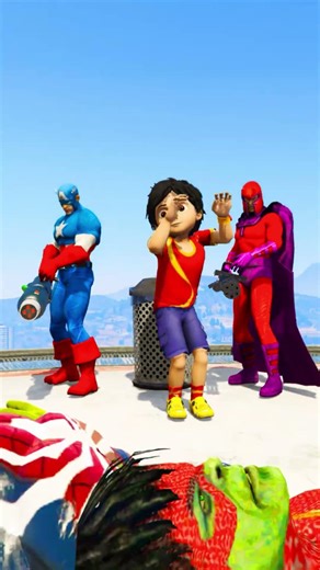 Magneto Saved Her Son For Zombie Spider Hulk !! EP-149😳 #gta5 #shorts