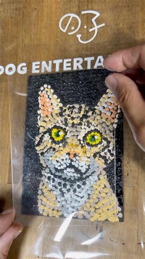 押さえつけて完成する猫のイラスト #猫 #cat #catart