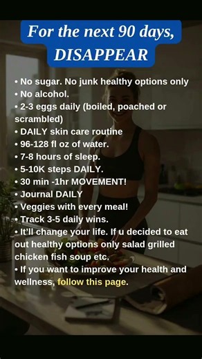 Follow for 90 Days for Better Health