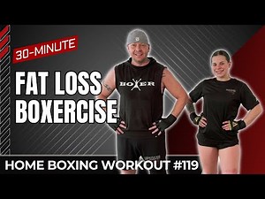 30 Min Full Body Cardio Boxing to Burn Fat - Boxercise
