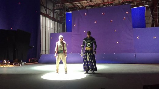 Still the best experience of my life! Here you see @jamalsims5 and I as dance doubles on #aladdin 🧞‍♂️ #friendlikemechallenge #fyp #dance