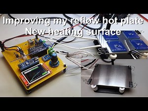 Improving my reflow hot plate - new heating surface