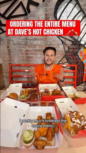 Ordering the Whole Menu + The REAPER at Dave’s Hot Chicken 💀