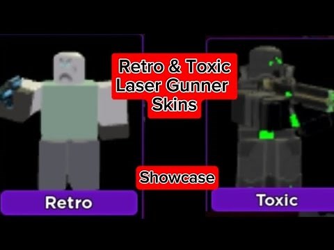 Laser gunner New skin Showcase TDX | Roblox