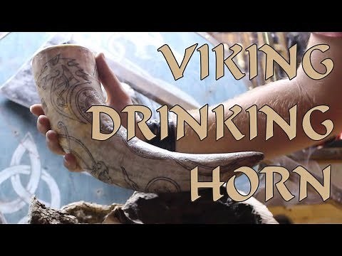 Hand Made Viking Drinking Horn