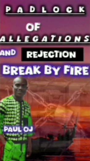 Padlock of Allegations and Rejection — Break by Fire, My Destiny Must Speak #padlock #prayer Prayer