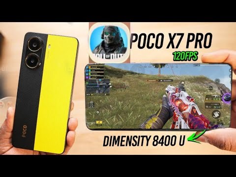 Testing call of duty mobile high graphics on poco x7pro