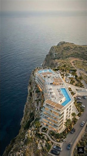 Mountain Cliffside Hotel Built From Scratch | Full Construction Time-Lapse 🏗️