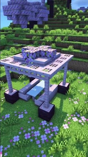 Gazebo Charmoso no Minecraft – Perfeito pro seu Jardim! 🌸🏡 #minecraft #minecraftbuilding #tutorial