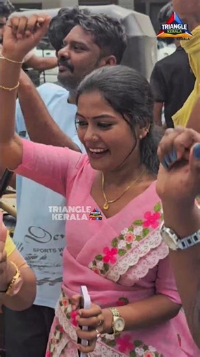 വിജയാഘോഷവുമായി മുട്ടട വാർഡ് കൗൺസിലർ വൈഷ്ണയും സഹപ്രവർ ത്തകരും#vyshna #udf