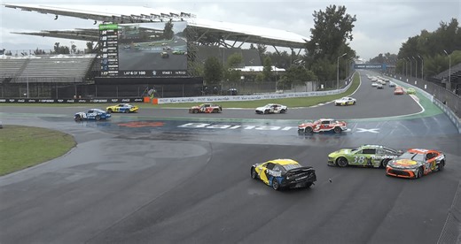 Kyle Busch ignites multicar wreck early at Mexico City