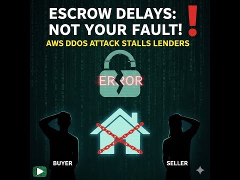 Sometimes Escrow Delays Are Not The Fault of Either the Buyer or the Seller!