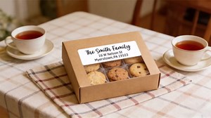 EDSG Personalized Return Address Labels, Custom Address Stickers on Sheets, Custom Address Stickers Name Mailing Labels(99-990 Labels) (Design 2, 198)