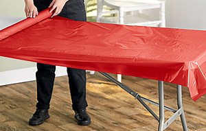 Disposable Tablecloths, Runners, & Skirts
