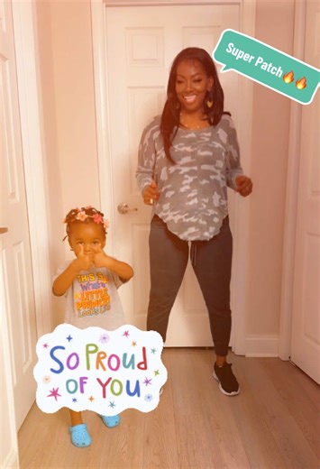 🔥 SUPER PATCH SQUATS & SIT-UP CHALLENGE RECAP 🔥🔥🔥🔥🔥🔥🔥 Whew… this month has been a WHOLE vibe! 💪🏽✨ I’ve been showing up, moving my body, and posting clips from our challenge — and guess who’s been right by my side? 👀 💚 My granddaughter Milano! She’s 2️⃣ and already trying to do everything Grandma does — from squats to sit-ups to following the way I eat. She even said she wants her “superpower patch” too! 🦸🏽‍♀️💚 So many memories were made this month — videos, laughs, lots of squats,