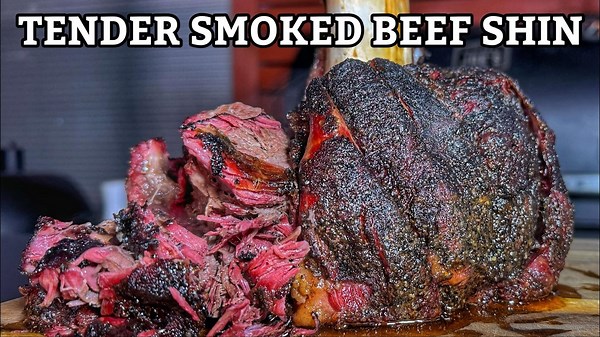 Smoked Pulled Beef from a Tender Beef Shin