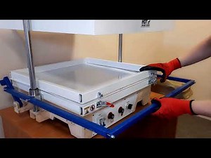 Vacuum Forming Machine TP-series 24"x24" (610x610mm) Vacuum forming polystyrene plastic 1mm