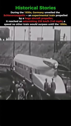The Propeller Train That Broke Speed Records #Germany #History #Trains