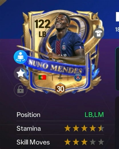 Nuno Mendes 🇵🇹 HERE WE GO 🔥 #glowspeed #fcmobile