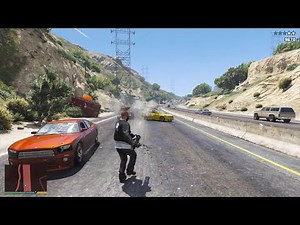 GTA 5 - Highway Massacre + Six Star Escape