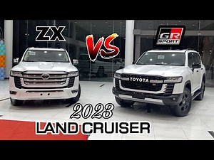 Toyota Land Cruisers ZX 2023 (V6, 3.3L, Diesel) vs Land Cruiser GR-Sport 2023 (V6, 3.5L, Gasoline)