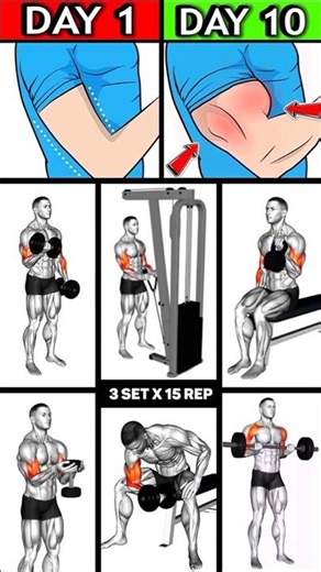 Arm Workout | Best Bicep Exercises | Biceps Workout At Gym | Arm Day | Arm Workout With Dumbbells