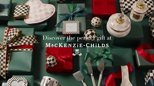 MACKENZIE-CHILDS Tabletop Christmas Tree, Decorative Tree for Christmas Decor, Short, Christmas Cardinal