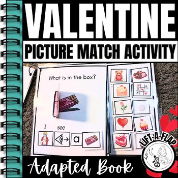 Valentine's Day Adapted Book for Sped Homeschool | February Activity