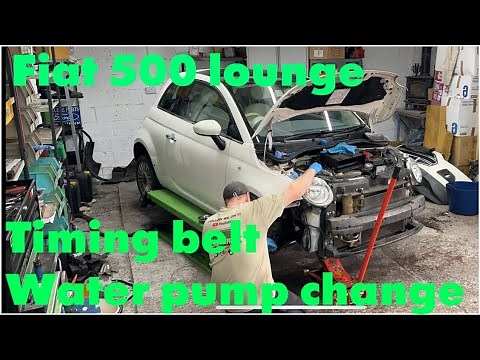 How to replace the timing belt of the Fiat 500