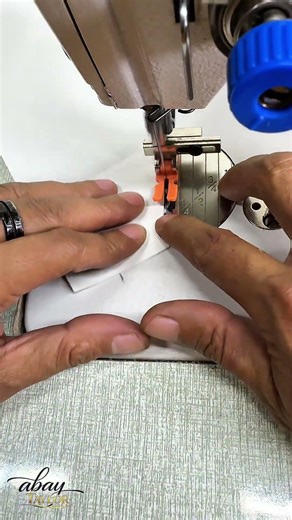 Paper-assisted baby hem technique #patternmaking #sewinghacks #diy