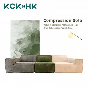 [Hot Item] Modern Minimalist Modular Sofa Set with Teddy Boucle Fabric
