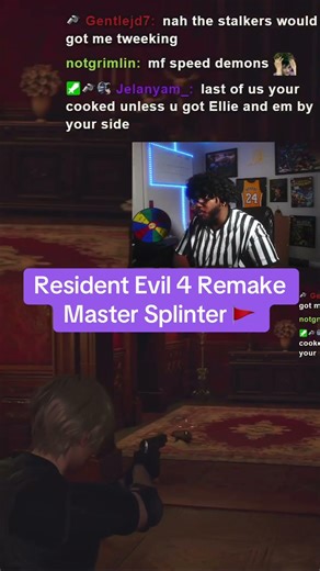 Resident Evil Requiem Master Splinter #funnystreamclips #cvgthereferee #twitchmoments #residentevil4