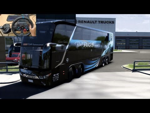 Realistic Bus Driving Through Tiny Village Streets of Italy | #ets2 | Logitech G29 Steering Wheel