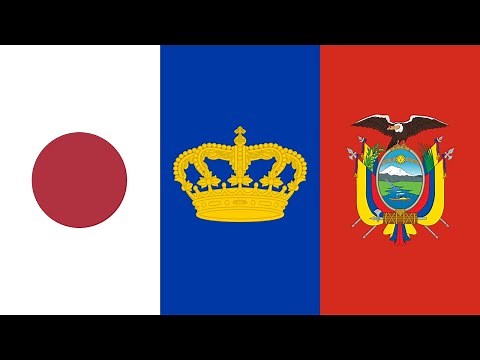 The Allies of World War 1 Flag Animation