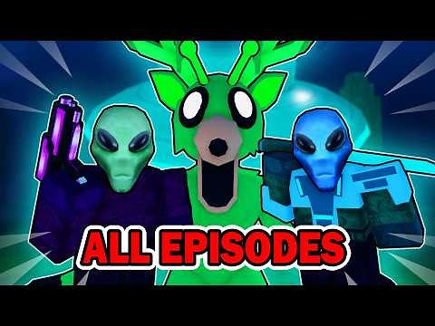 ALIENS IN 99 NIGHTS IN THE FOREST! (All episodes) Roblox Animation