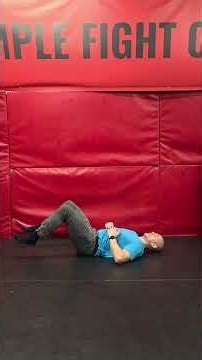 supine breathing with leg lift. avoid pulling in your neck. adjust legs a-core-dingly