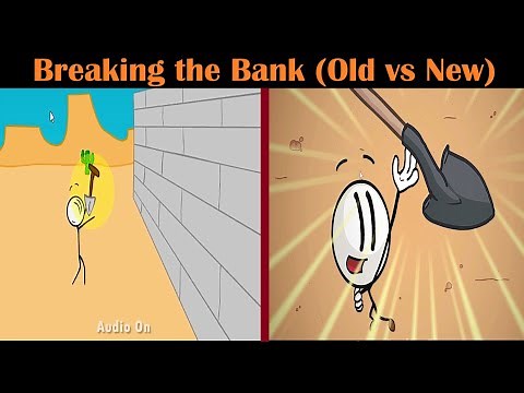 Henry Stickmin Original vs Remastered - Breaking the Bank comparison (BTB)