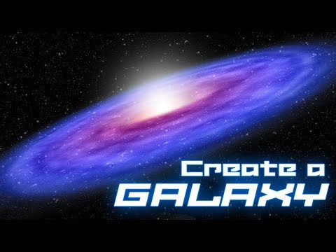 Photoshop: How to Create a Galaxy in Deep Space from Scratch