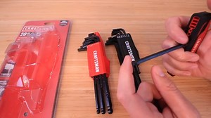 Watch Craftsman 20 Piece Hex Key & Allen Wrench Set Review on Amazon Live