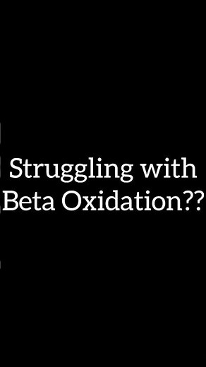 Learn Beta Oxidation in a Glance!! Fatty Acid Oxidation Has Never Been Easier!